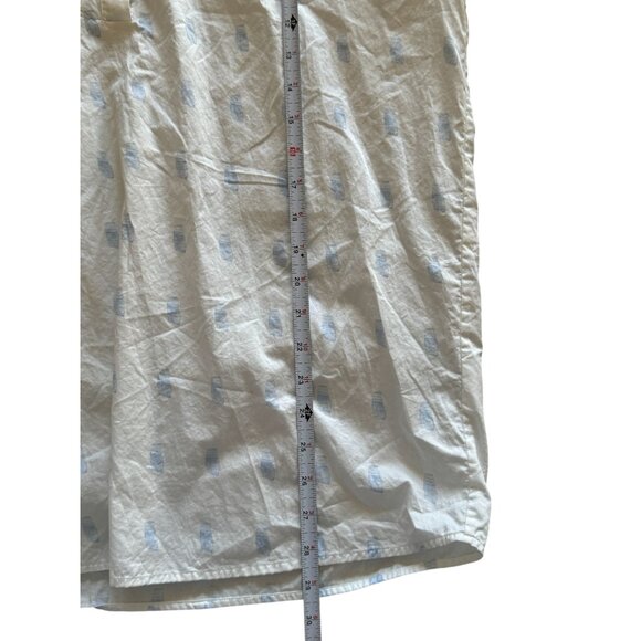 Club Monaco Printed Boyfriend Shirt Relaxed Casual in Polka Dot Size Large /n2 - Picture 10 of 11